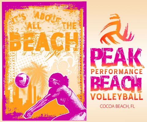 Peak Beach Volleyball Branding